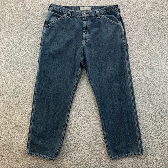 Lee Dungarees Straight Leg Loose Fit Carpenter Denim Men's Jeans  -  Size: 38 - Picture 1 of 16